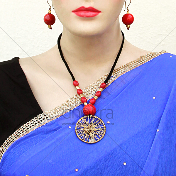 Dhokra Rosy Avanti Set | Dhokra tribal Jewelry | Dhokra